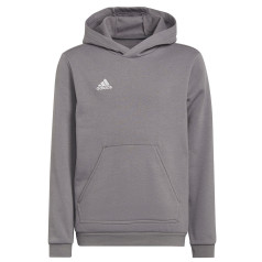 Adidas ENTRADA 22 Hoody H57515 sporta krekls / pelēks / 140 cm