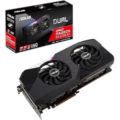 ASUS Dual AMD Radeon RX 6700 XT 12GB Gaming Graphics Card (GDDR6 Memory, PCIe 4.0, 1x HDMI 2.1, 3x DisplayPort 1.4, DUAL-RX6700XT-12G)