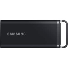 Samsung Portable SSD T5 EVO 2TB USB 3.2 Gen 1 460MB/s Lasīšana 460MB/s Rakstīšanas ārējais cietais disks Mac, PC, Android, viedtelevizoriem un spēļu konsolēm. Iekļauts USB-C kabelis, MU-PH2T0S/EU