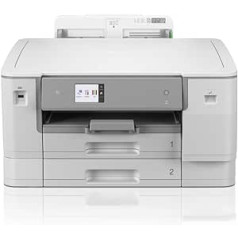 Brother HL-J6010DW DIN A3 Business Ink Printer (30 Pages/Min, Inkjet, USB, LAN, WLAN, Duplex Printing) White/Grey 576 x 477 x 315 mm (W x D x H)