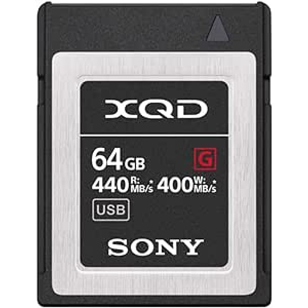 Sony QDG64F/J 64GB XQD 440Mbps Flash Memory Card