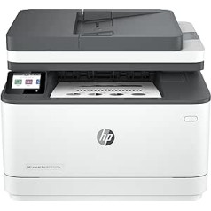 HP LaserJet Pro MFP 3102fdw lāzerprinteris, daudzfunkciju lāzerprinteris, automātiskā dupleksā, liels drukas ātrums, Wi-Fi, Ethernet, liela ātruma USB, fakss, lietotne HP Smart, HP Wolf Pro drošība