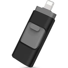 ARCELI USB zibatmiņas disks iPhone 64 GB fotoattēlu atmiņas kartes paplašinājumam, kas ir saderīgs ar iPhone Android planšetdatoru un ierīcēm ar Micro USB 3.0/OTG/iOS/C tipu