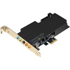 TERRATEC AUREON 7.1 PCIe PC Soundkarte intern 8-kanālu — optischer Ein-Ausgang für AC3 und DTS — für bis zu 8 Lautsprecher — analoge und Digitale Audiogeräte