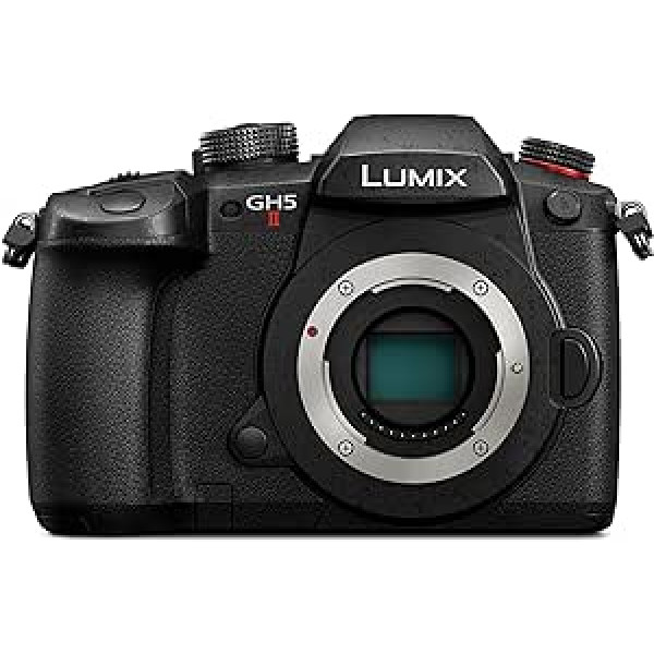 Panasonic LUMIX DC-GH5M2E sistēmas kamera (20MP, 4K, dubultā stabilizācija, aizsardzība pret aukstumu/putekļu un šļakatām)