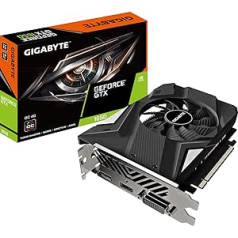 Gigabyte GeForce GTX 1650 D6 OC 4GB grafiskā karte GV-N1656OC-4GD V2, melna