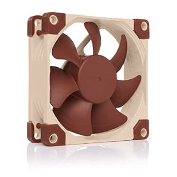 Noctua NF-A8 5V PWM, Leiser Premium-Lüfter ar USB stromadapterkabel, 4-Pin, 5V versija (80mm, Braun)