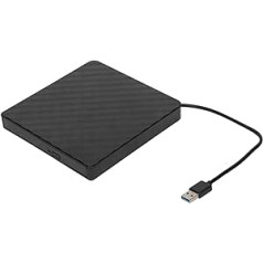 Annadue Portable External CD Drive Rewriter Burner Drive USB DVD Reader USB3.0 Ultra Thin External DVD Reader External Optical Drive for Laptop Desktop PC Windows