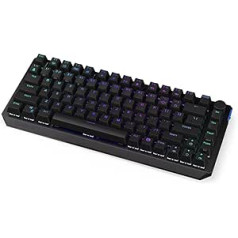 ENDORFY Thock 75% bezvadu sarkana, 75% bezvadu mehāniskā tastatūra, QWERTY, Kailh Box Red slēdži, RGB, PBT taustiņu vāciņi EY5A073, melns