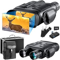 Dowesyeen nakts redzamības brilles digitālā infrasarkanā binokļa kamera 3 collu TFT HD LCD, 1080P video, 411 m diapazona redze tumsai, 6 x 42 mm digitālā tālummaiņa medniekiem / ārā