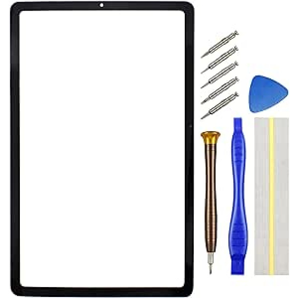 Dubultā Sure planšetdatora salabota stikla ekrāna nomaiņa Samsung Galaxy Tab S6 Lite SM-P610 ar 10,4 collu melnu, ieskaitot izjaukšanas rīkus