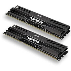 Patriot PV316G160C9K Black Mamba Arbeitsspeicher 16GB (1600MHz, CL9, 2x 8GB) DDR3-RAM Kit