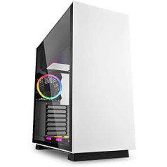 Sharkoon Pure Steel Weiß, PC Gehäuse, RGB