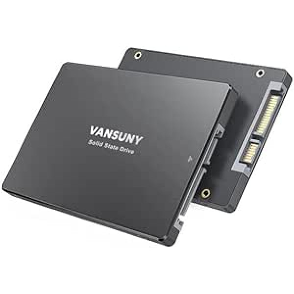 Vansuny iekšējais SSD 240 GB 2,5 collu SATA III SSD iekšējais 240 GB 3D TLC NAND tehnoloģija datora vai klēpjdatora krātuves un glabāšanas jaunināšanai IT profesionāļiem / radītājiem / uzņēmumiem