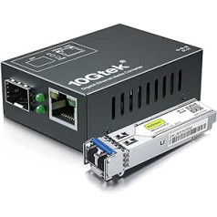 1.25G Media Converter, Mini Size (Kit #2: SFP 20km), SFP Slot, with a SFP SMF 1310-nm Module