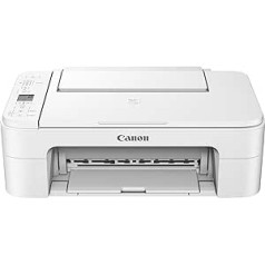 Canon PIXMA TS3351 Farbtintenstrahl-Multifunktionsgerät (Drucken, Scannen, Kopieren, 3, 8 cm LCD Anzeige, WLAN, drukas lietotne, 4800 x 1200 DPI) Weiss