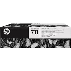 HP 711 Originales DesignJet Druckkopf-Austauschkit (C1Q10A) HP DesignJet T120, T125, T130, T520, T525, T530 Großformatdrucker, saderīgs ar HP 711 Druckerpatronen in Schwarz, G Cyan, Magenta