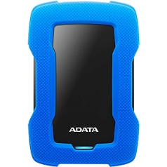 'Adata Hd330 2000 Gb blau Externe Festplatte – Externe Festplatten (2000 Gb, 2, 5, Micro B, 3.0 (3.1 Gen 1), Stromversorgung durch USB blau)