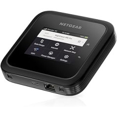 NETGEAR Nighthawk M6 Pro (MR6450) | 5G Router SIM Card WiFi 6E | LTE | Modem | Mobile Hotspot | Ultra Faster, Up to 4 Gbps, Connect up to 32 Devices