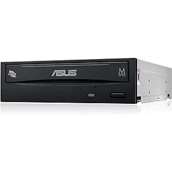 Asus DRW-24D5MT iekšējais 24x DVD rakstītājs (DVD+-RW, mazumtirdzniecības E-Green Silent) Melns