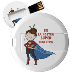 My Custom Style Pen Drive USB kolekcija #Scuola_A#4/8/16/32 GB monētu karte_16 GB Scuola — Super Maestra