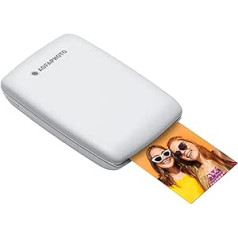 AgfaPhoto Mini P.2 - Portable Zinc Printer for Instant Photo - Easy and Fast Printing - Photo Printer 75 x 50 mm Portable No Ink for Smartphones and Tablets