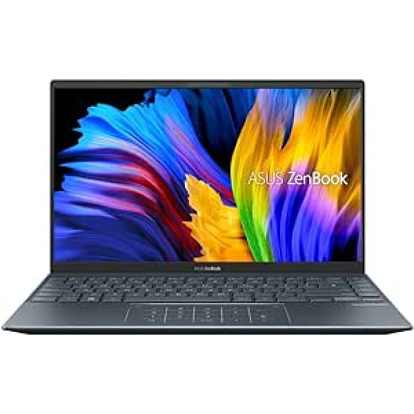 ASUS Zenbook 14 klēpjdators | 14 collu FHD pretatspīduma IPS displejs | AMD R9 5900HX | 8 GB RAM | 512 GB SSD | AMD Radeon | Windows 11 | QWERTZ tastatūra | Priedes pelēks