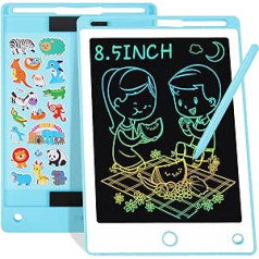 Hnyoou LCD-Schreibtablett, 21,6 cm (8,5 Zoll) LCD-Schreibtablett für Kinder, Zeichenblock für Kinder, Grafiktablett mit Bildschirmlöschtaste und Verriegelungsschalter, Grafiktablett für 2, 3, 4, 5, 6,
