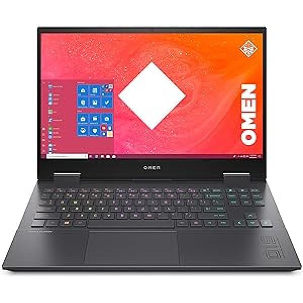 HP OMEN 15-en0261ng (15,6 collu / FHD IPS 144 Hz) spēļu klēpjdators (AMD Ryzen 7 4800H, 16 GB DDR4 RAM, 512 GB SSD) Windows 10 Home, melns