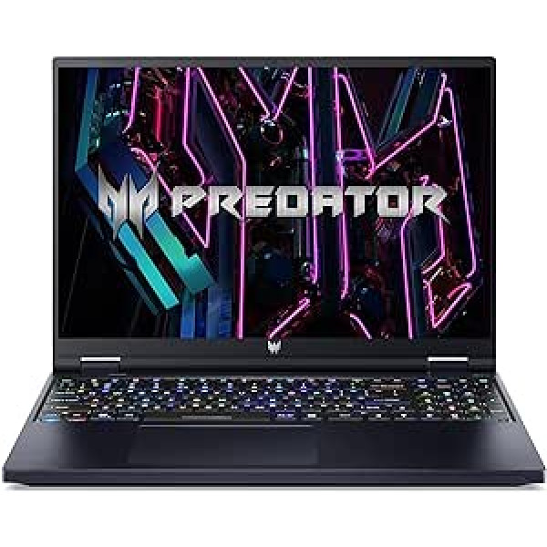 Acer Predator Helios 16 (PH16-71-92YG) Gaming Laptop | 16 Inch WQXGA 240Hz Display | Intel Core i9 13900HX | 32 GB RAM | 2 TB SSD | NVIDIA GeForce RTX 4080 | Windows 11 | QWERTZ Keyboard | Black