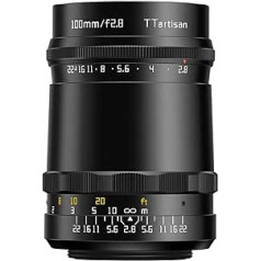 TTARTISAN 100 mm F2.8 pilna kadra kameras objektīvs manuālā fokusā unikāls ziepju burbuļa Bokeh kameras objektīvs dabai un portretam M42 stiprinājumam