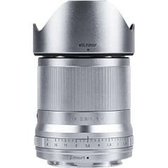 VILTROX 23 mm f/1.4 F1.4 objektīvs Nikon Z stiprinājuma kamerām, automātiskā fokusa APS-C platleņķa primārais objektīvs ar lielu apertūru un STM motors Nikon Z-mount kamerai Z5 Z50 Z6 Z6II Z7 Z7II