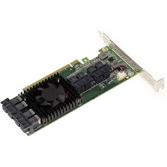 KALEA INFORMATIQUE PCIe 3.0 16x karte 8 SSD U.2 NVMe (U2 NGFF) vai 8 portu PCIe x4. Multi Host Switch karte. Mikroshēmojums PLX PEX 8749 Augsts un zems profils