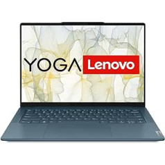 Lenovo Yoga Pro 7 klēpjdators | 14,5 collu 2,5 K displejs | AMD Ryzen 7 7840HS | 32 GB RAM | 1TB SSD | AMD Radeon Graphics | Win11 Sākums | QWERTZ | Zili-zaļš | 3 mēneši Premium Care