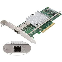 10Gb SFP+ PCI-E Network Card, for Intel 82599EN Chip Network Adapter, X520-DA1 Ethernet Server Adapter - PCIe v2.0 (5.0GT/s) for Windows Server for SUSE Linux Enterprise Server