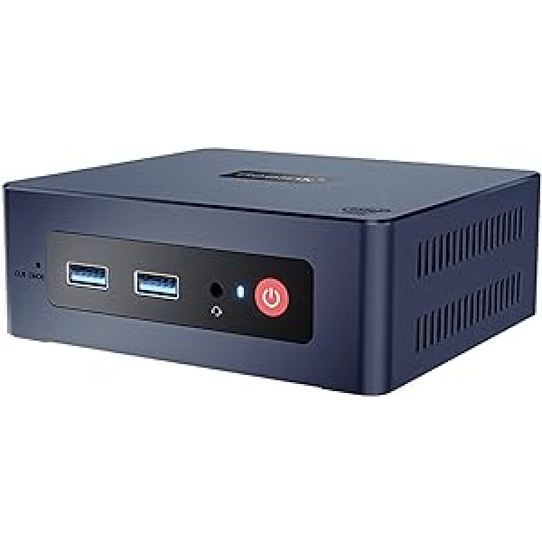 Beelink Mini S Mini dators ar zemu enerģijas patēriņu, Windows 11 Pro, Intel Celeron N5095, UHD 4K, RAM 8GB DDR4, SSD 128GB, Wi-Fi 5AC, Gigabit Ethernet, Bluetooth, 2x HDMI, VESA, Itālijas garantija