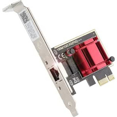 2,5 GBase-T PCIe tīkla adapteris RTL8125B 2500/1000Mbps PCI Express Gigabit Ethernet karte RJ45 LAN kontrollera atbalsts PXE operētājsistēmai Windows/Linux