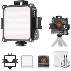 ZHIYUN Fiveray M20 [Official] Video Light 20 W, Bi-Colour LED Streaming Light, Magnetic Portable Video Light with 2010 Lux / 2700 ~ 6500 K / 4500 mAh / CRI 95+ / TLCI 97+, Ultra Quiet Video/Photo