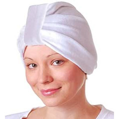 Efalock Professional Nicki Turban kosmētikas un pirts cepure, rozā, iepakojumā 2 (2x 1 gab.)