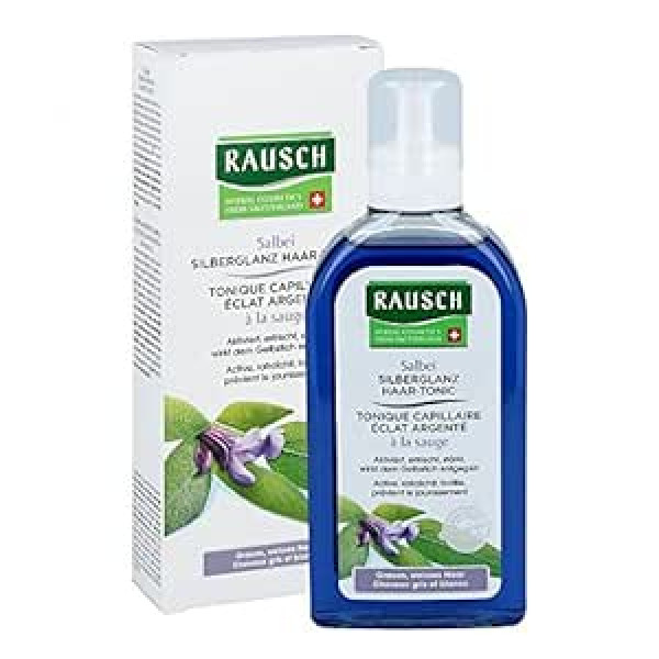 Rausch Sage Silver Shine matu toniks (regulē mitruma līdzsvaru, atsvaidzina un iedarbojas pret dzelteno toni) 1 iepakojums (1 x 200 ml)