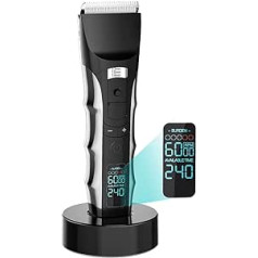 Axceed Professional hair trimmer, men's electric hair trimmer, long hair trimmer, beard trimmer, battery and mains operation for men and families.