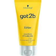 Got2B Adhesive Waterproof Styling Gel, Iepakojumā 6 (6 x 150 ml)