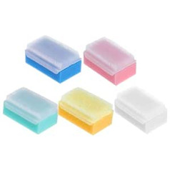 Lurrose Sponge Bath Brush Antibacterial Shower Body Washer Massage Brush for Adults Children Pack of 5