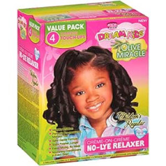 African Pride Dream Kids Olive Miracle Touch-Up Relaxer Regular Value Pack by African Pride