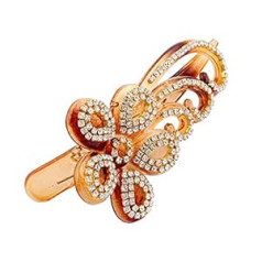 A & A Hair Beauty Matu aksesuāri Matu sprādze Matu sprādze Rhinestone Flower Clip Matu sprādze