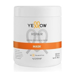 Unbekannt Alfaparf Group Repair Mask - Mandeļu un kakao - 1000 ml - Dzeltens