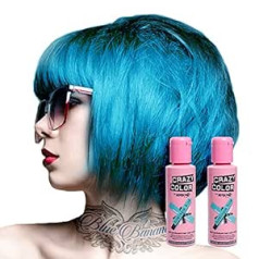 Crazy Color 2 x Crazy Color Semi Permanent Matu Krāsa 100ml, , ,