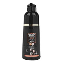 Filfeel Argan Oil Shampoo - Hair Dye Shampoo - Коллагеновый шампунь для окрашивания волос с чистыми растительными экстрактами для маскировки седых волос, 400 мл