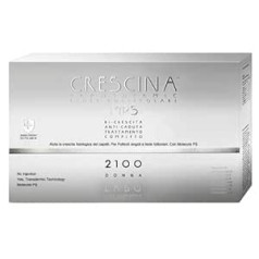 Crescina LABO CRESCINA TRANSDERMIC MPS FOLLIKULĀRĀS SALAS PILNĪGA ĀRSTĒŠANA ATKĀRTOTA AUGŠANA + PRETOMATU IZKRĪŠANA 2100 matu kopšana sievietēm 20+20 flakoni