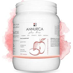 Line@Diet Annurca Plus Hair | 360 kapsulas | Uztura bagātinātājs | Skaistiem un spēcīgiem matiem | Ar vitamīniem un minerālvielām | Itāļu produkts